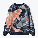 Ugly Sweater with Koi Carps for Festival