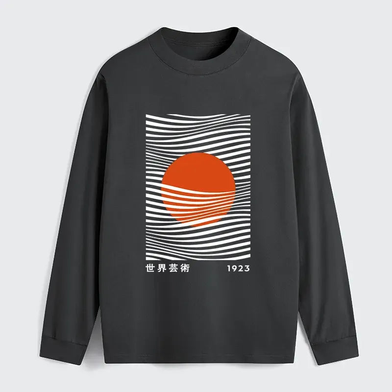 Japanese Culture Long Sleeve T-Shirt for Daily Wear
