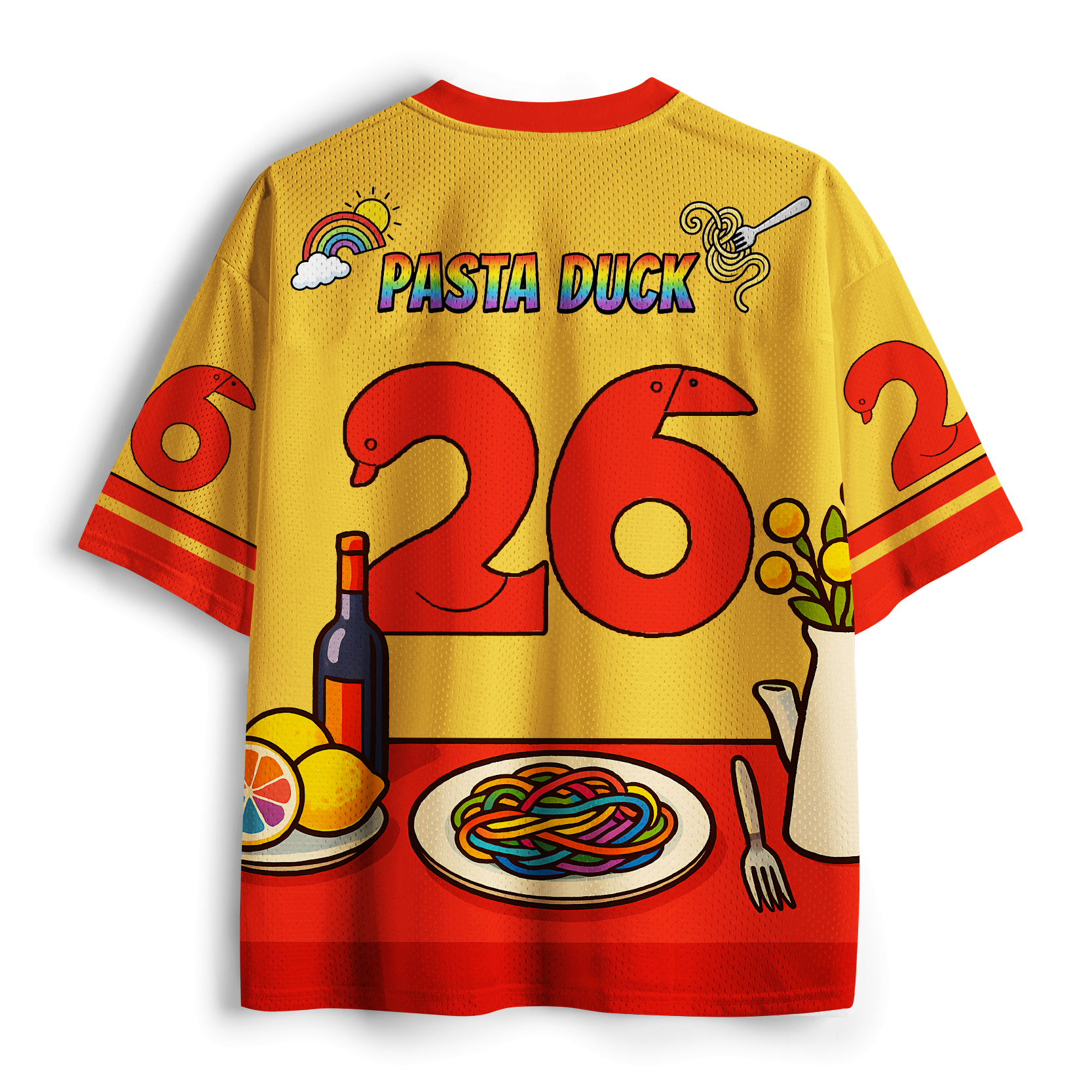 Breathable Mesh Jersey for Daily Wear