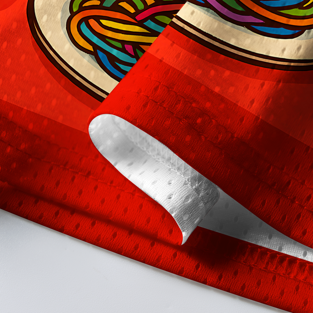 Kyoto-Lion Rainbow Pasta Duck Mesh Jersey