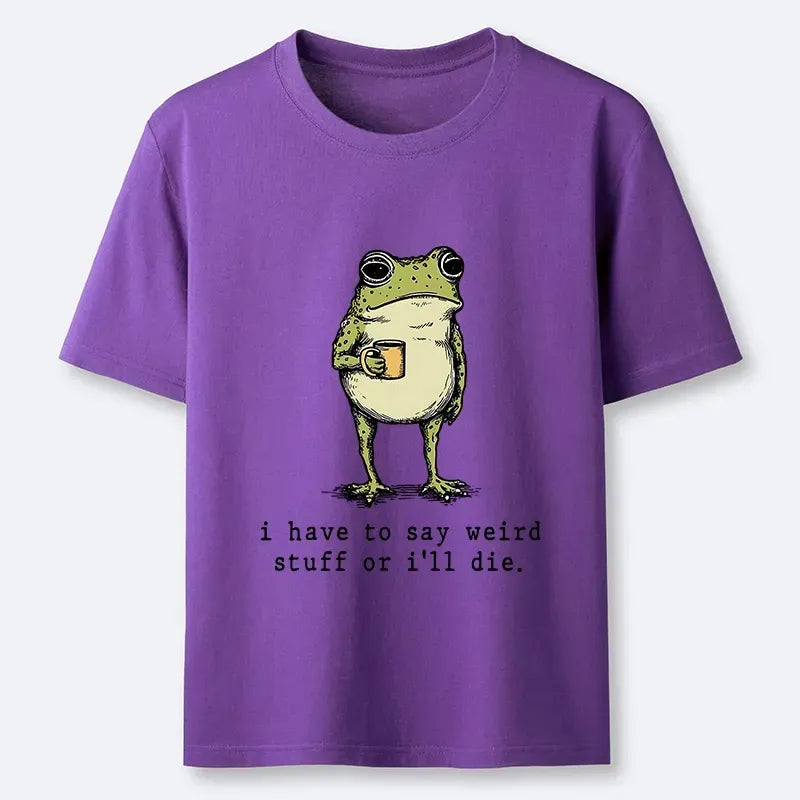 kyoto lion weird talking frog retro shirt