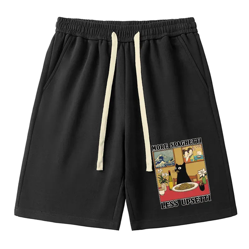 Kyoto Lion Cat Shorts for Summer