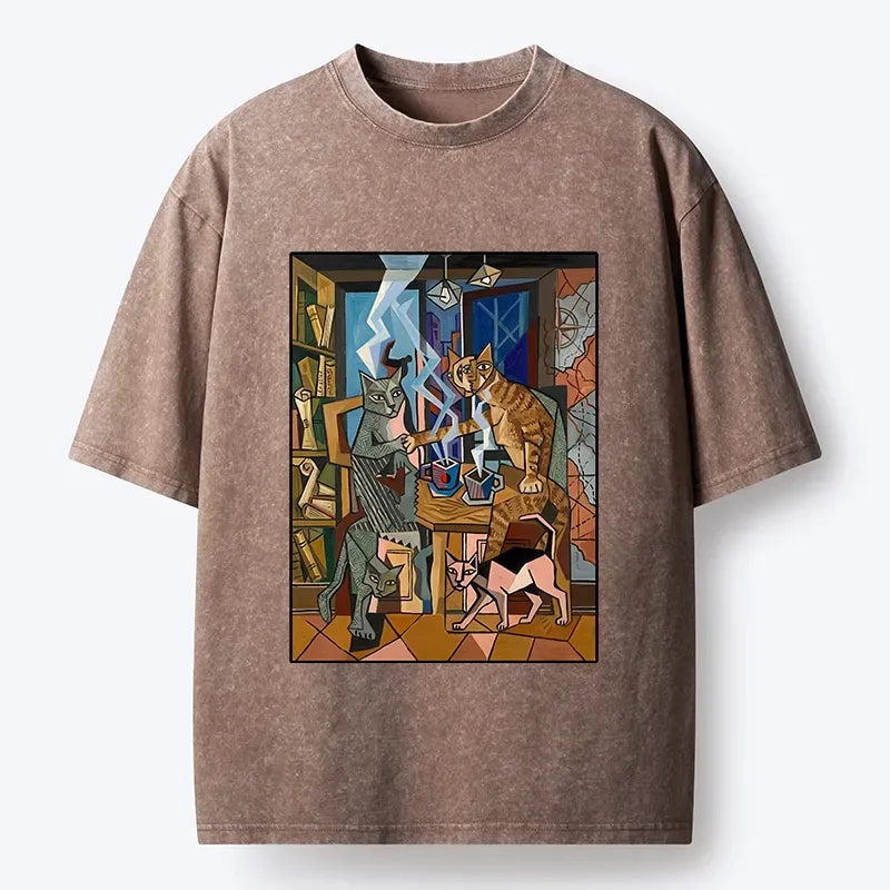japanese coffee cat shirt best seller