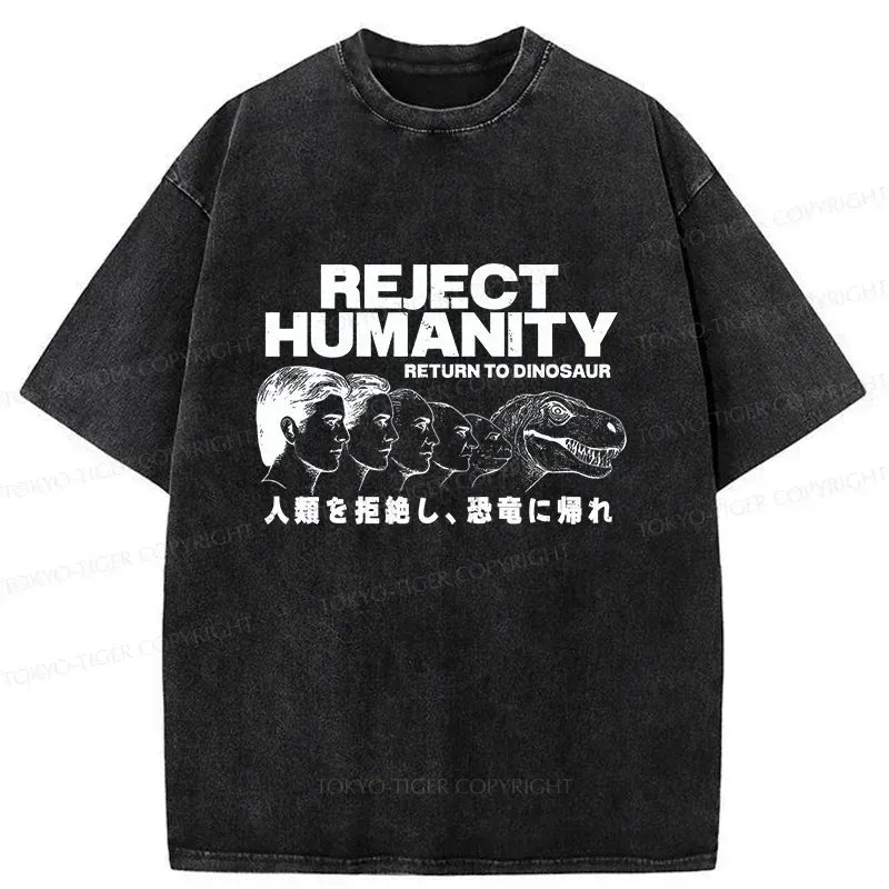 Dinosaur Ukiyo-e T-Shirt for Everyday