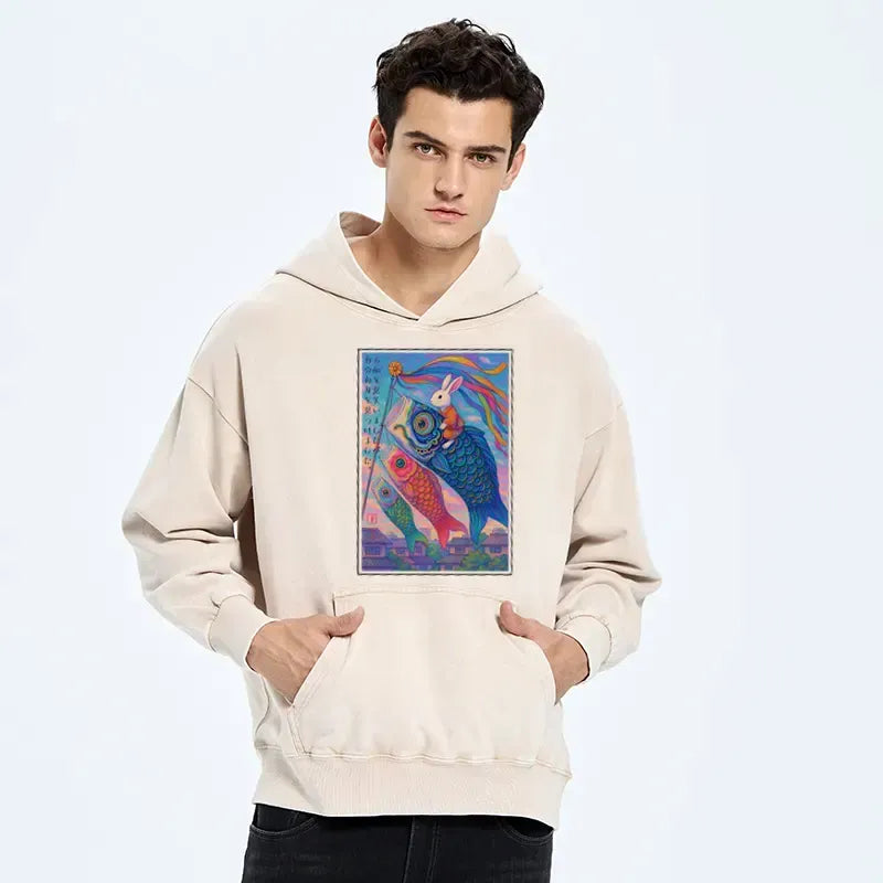 Comfortable Ukiyoe Hoodie for Streetwear