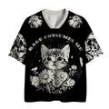 Japanese Cat Mesh Jersey for Daily Wear