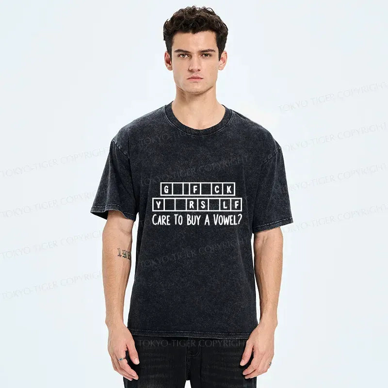 Japanese Crossword Puzzle Washed T-Shirt