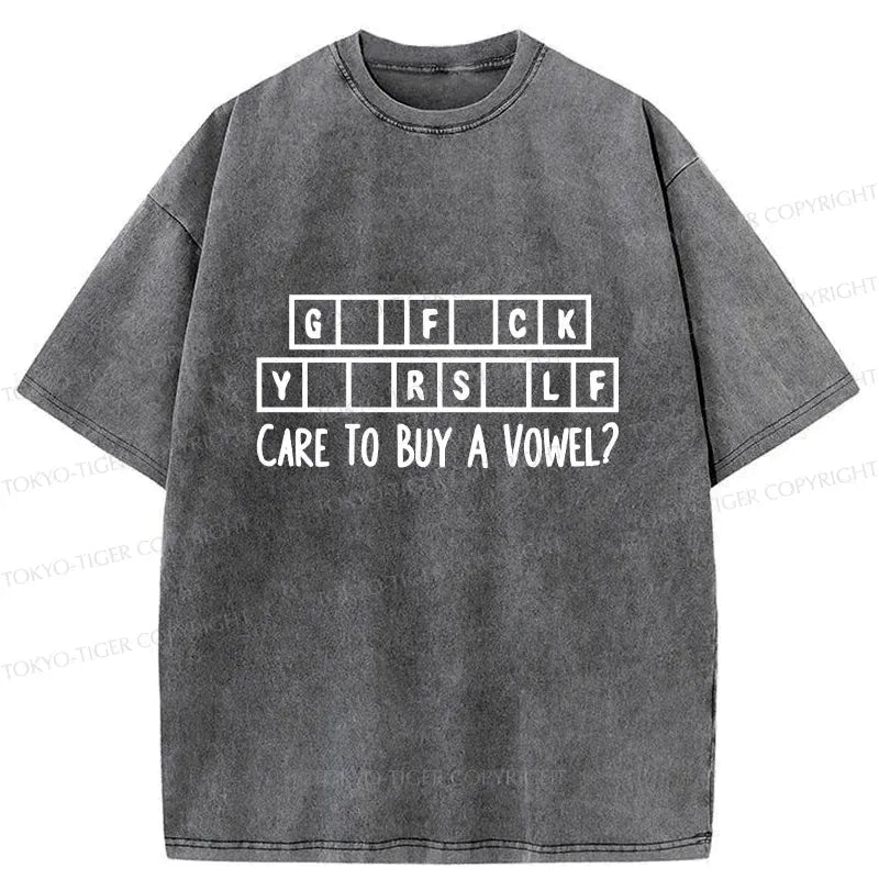 Japanese Crossword Puzzle Washed T-Shirt