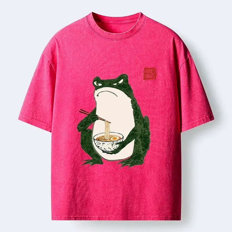 Grumpy Frog Ramen T-Shirt for Gift Idea