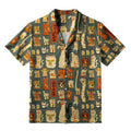 Japanese Lucky Cats Aloha Shirt