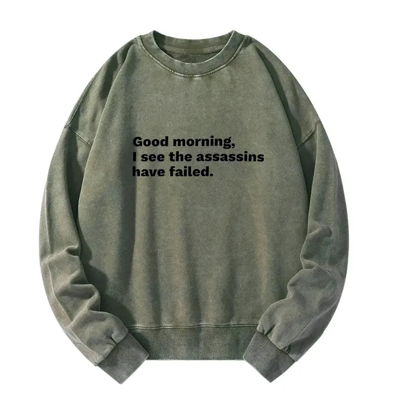 Japanese Vintage Washed Sweatshirt Free Shipping