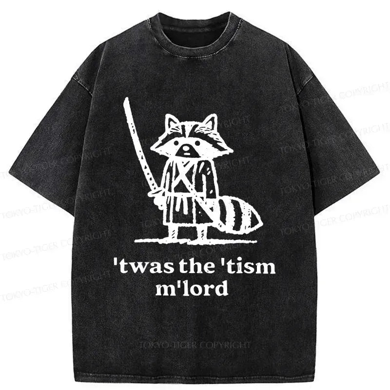 Unisex Samurai Raccoon T-Shirt for Streetwear
