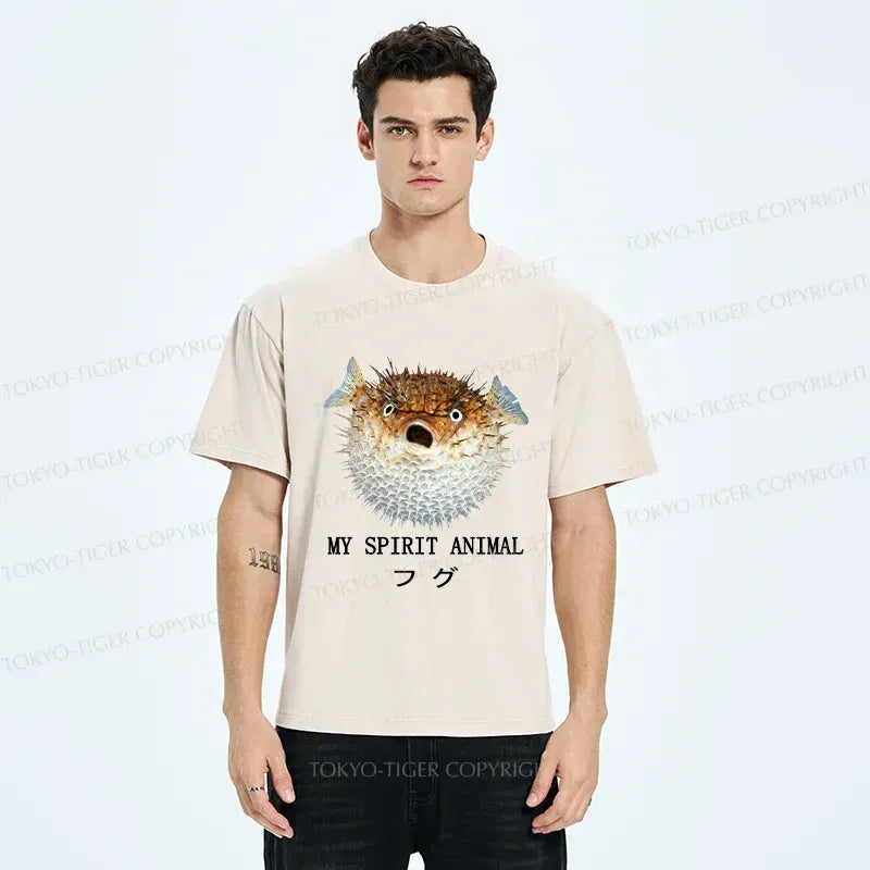 grumpy pufferfish japanese t-shirt gift