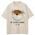 grumpy pufferfish japanese t-shirt gift