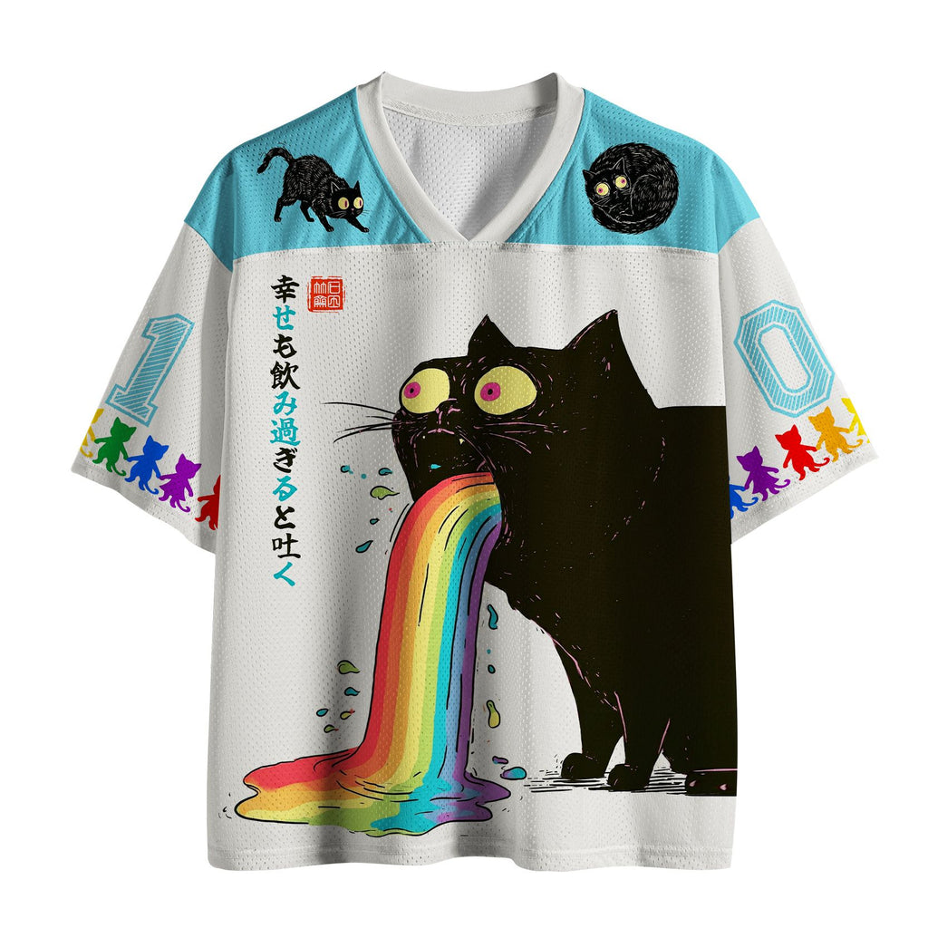 Funny Cat Mesh Jersey for Cosplay