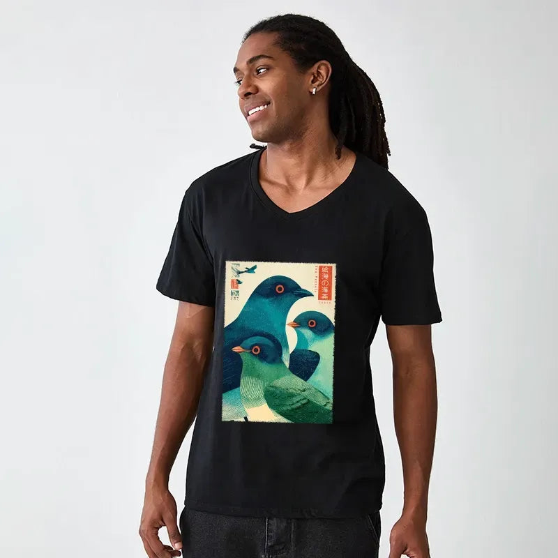 Kyoto lion painted sea tee free shipping