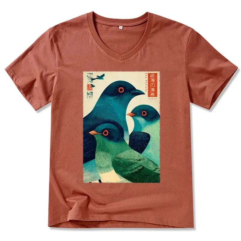 Kyoto lion painted sea tee free shipping