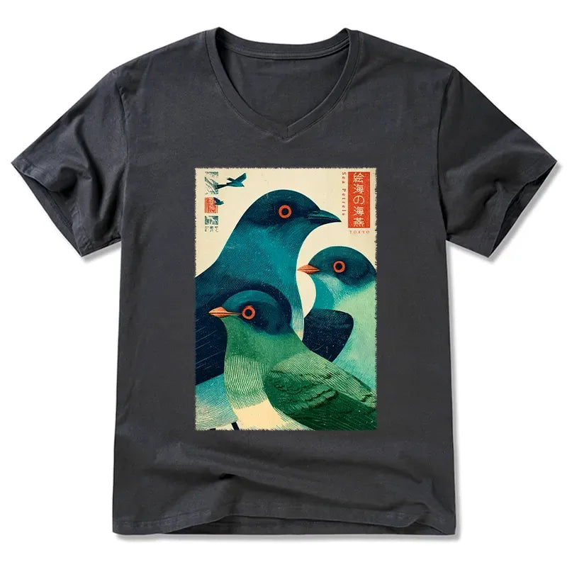Kyoto lion painted sea tee free shipping