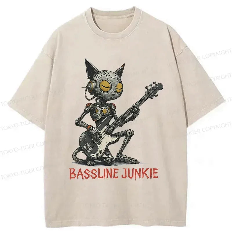 Washed unisex t-shirt for daily wear