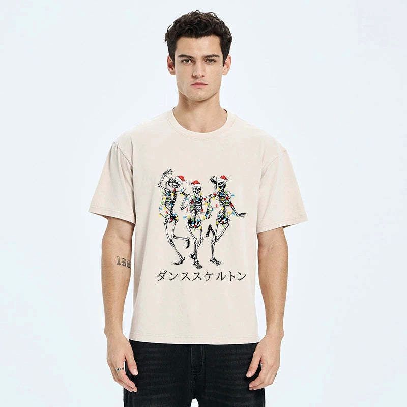 kyoto lion skeleton tee for men