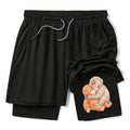 Japanese Vintage Training Shorts for Daily Wear