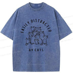 Vintage Japanese Cat T-Shirt Gift for Him