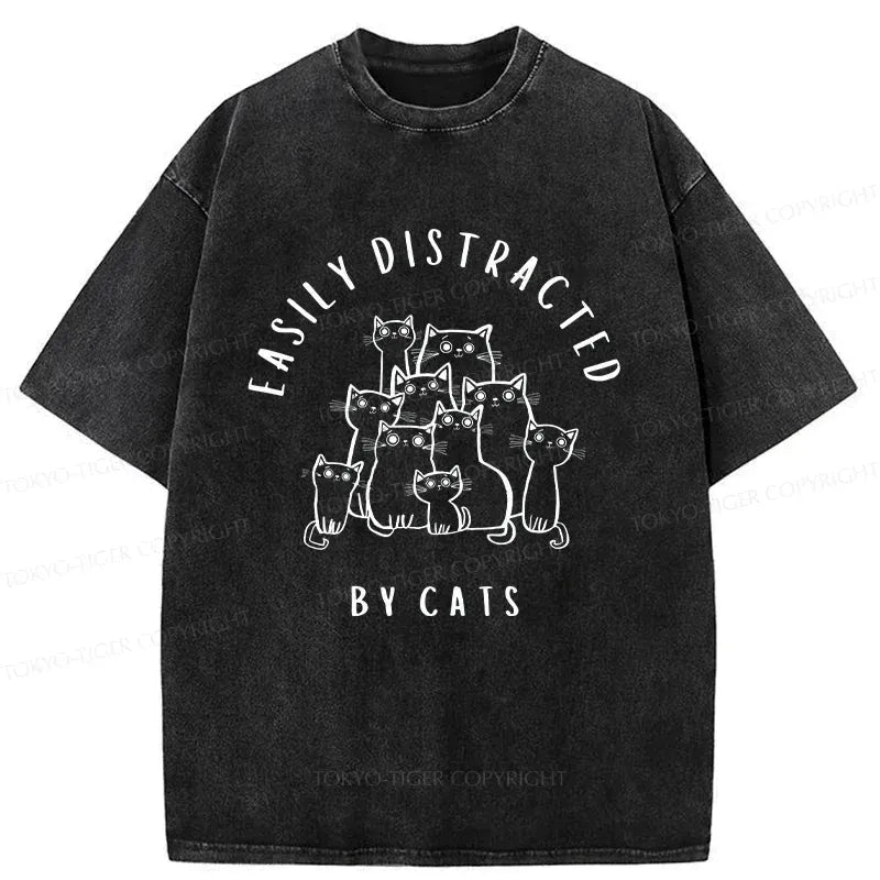 Vintage Japanese Cat T-Shirt Gift for Him