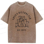 Kyoto-Lion Focus On The Cats Washed T-Shirt