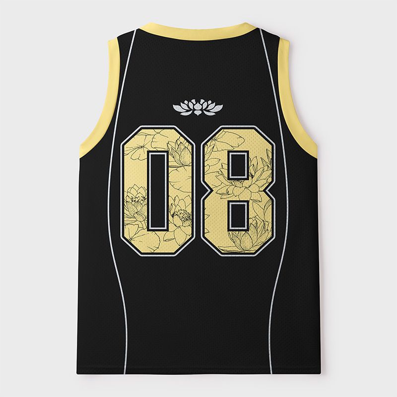 Zen Lotus Mesh Tank Top for Streetwear