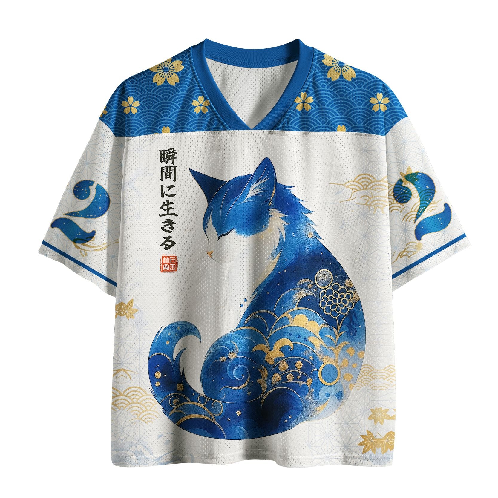 Zen Cat Mesh Jersey for Daily Wear