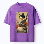Unisex Japanese Floral T-Shirt On Sale