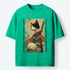 Floral Samurai Washed Tee Best Seller