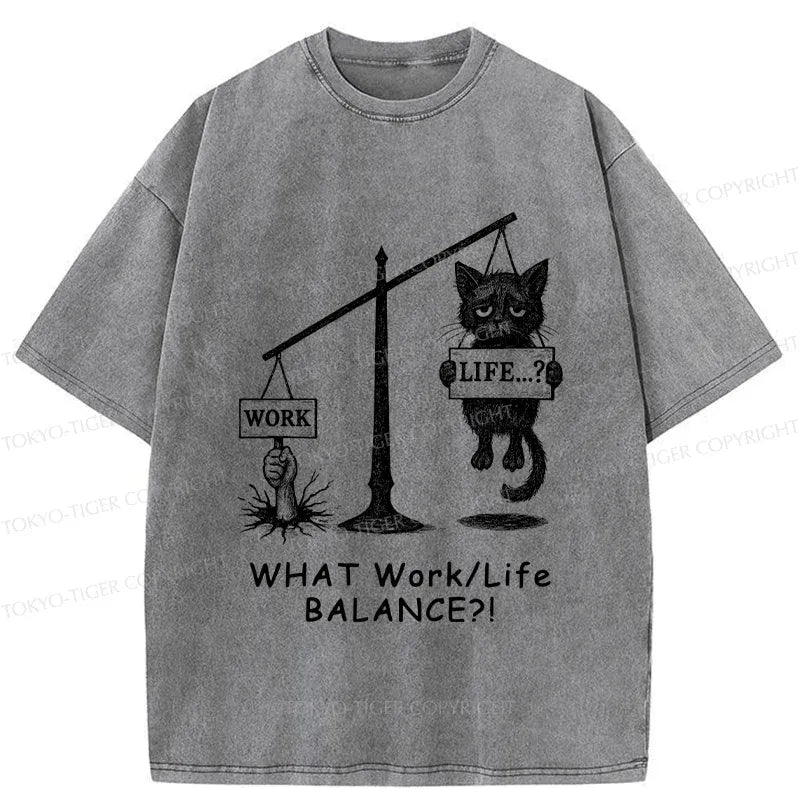 Japanese Kyoto Lion Washed T-Shirt for Daily Wear