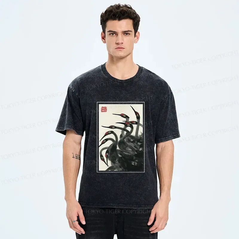 Vintage Washed T-Shirt for Daily Wear