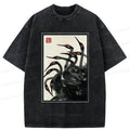 Japanese Retro Red Crowned Crane T-Shirt