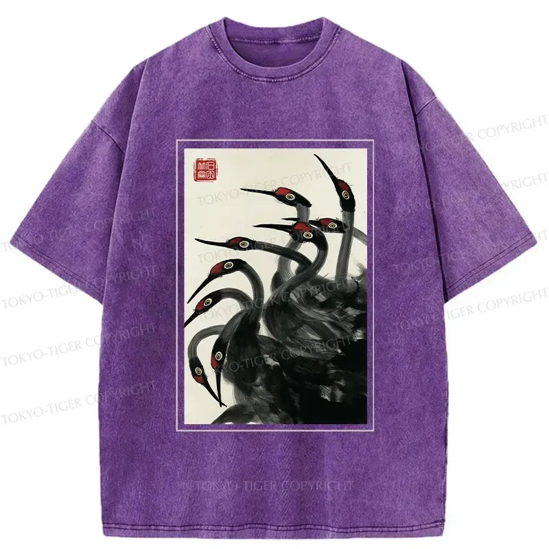 Vintage Washed T-Shirt for Daily Wear