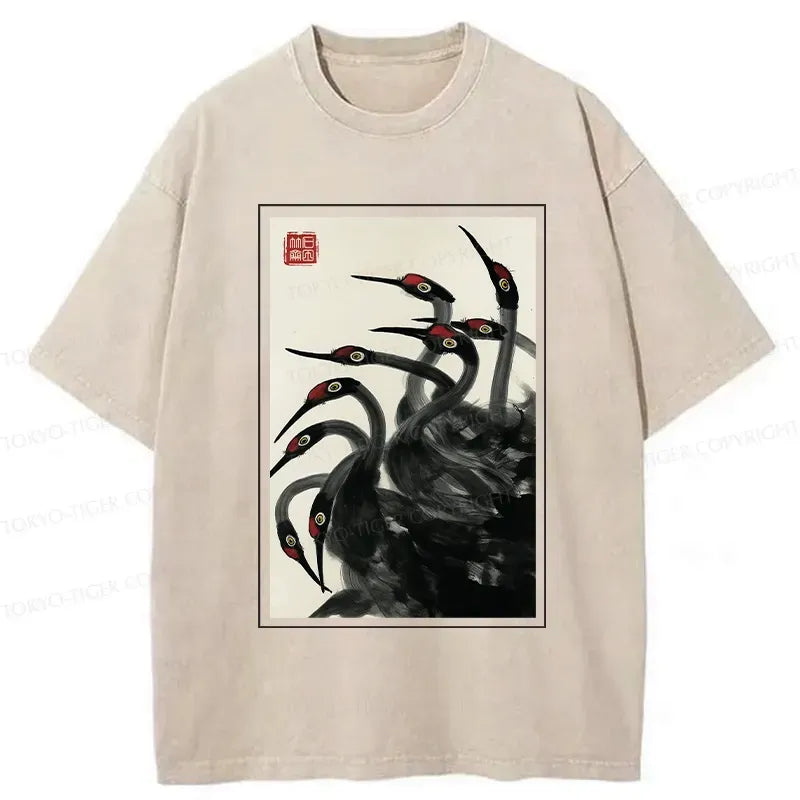 Vintage Washed T-Shirt for Daily Wear