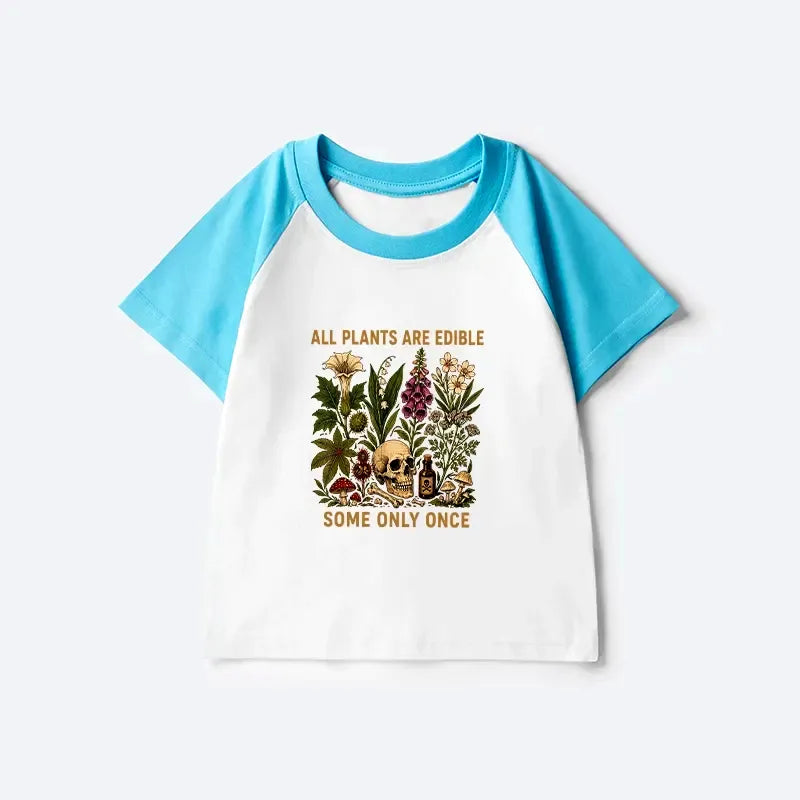 Japanese kids joke raglan t-shirt