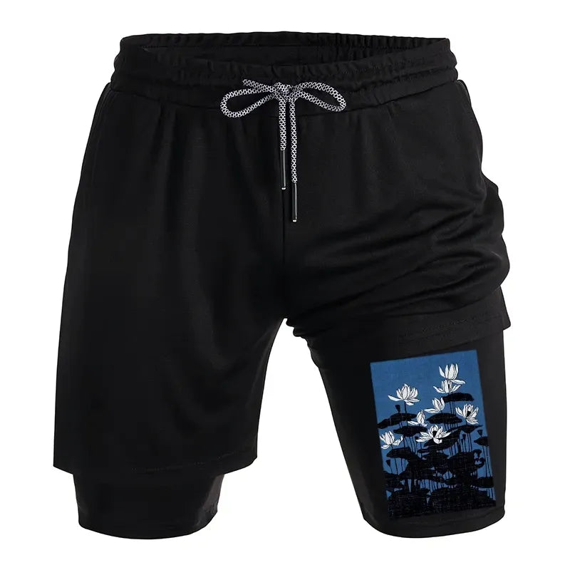 kyoto lion japanese shorts for summer