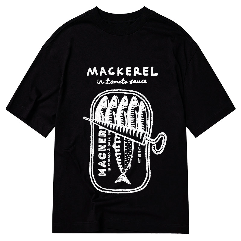 mackerel tomato sauce tee for men