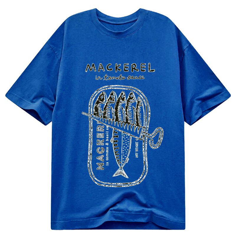 mackerel tomato sauce tee for men
