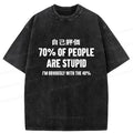 Japanese Washed T-Shirt for Daily Wear