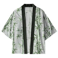 Kyoto-Lion Zen Bamboo Grove Kimono Cardigan