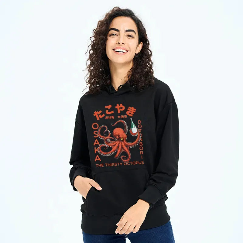 retro ukiyo-e hoodie on sale