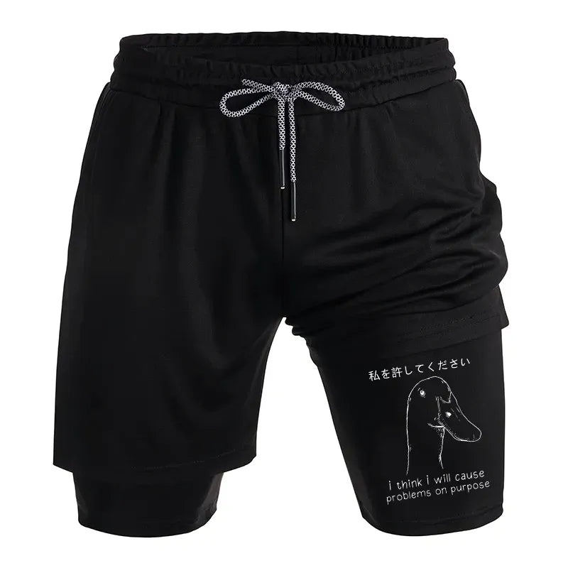 funny training shorts for daily wear