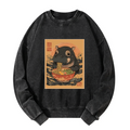 Moo Deng ramen sweatshirt for anime convention