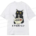 Kyoto-Lion Cats Eat Ramen Noodles Classic T-Shirt