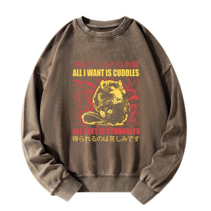 Soft Cotton Unisex Sweatshirt for Daily Wear