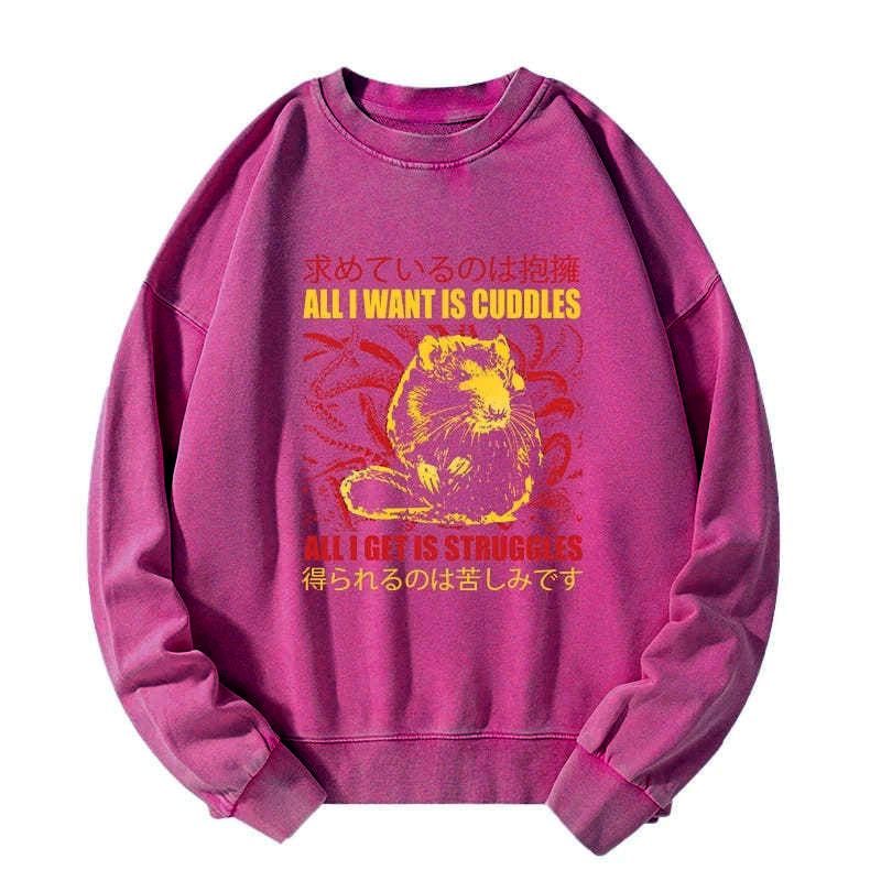 Soft Cotton Unisex Sweatshirt for Daily Wear
