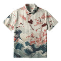 Vintage Japanese Print Shirt on Sale
